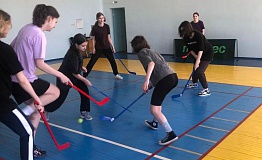 В БГТУ состоялся хоккейный матч с мячом (девушки) в рамках проекта «СОЗДАВАЯ ВОЗМОЖНОСТИ»